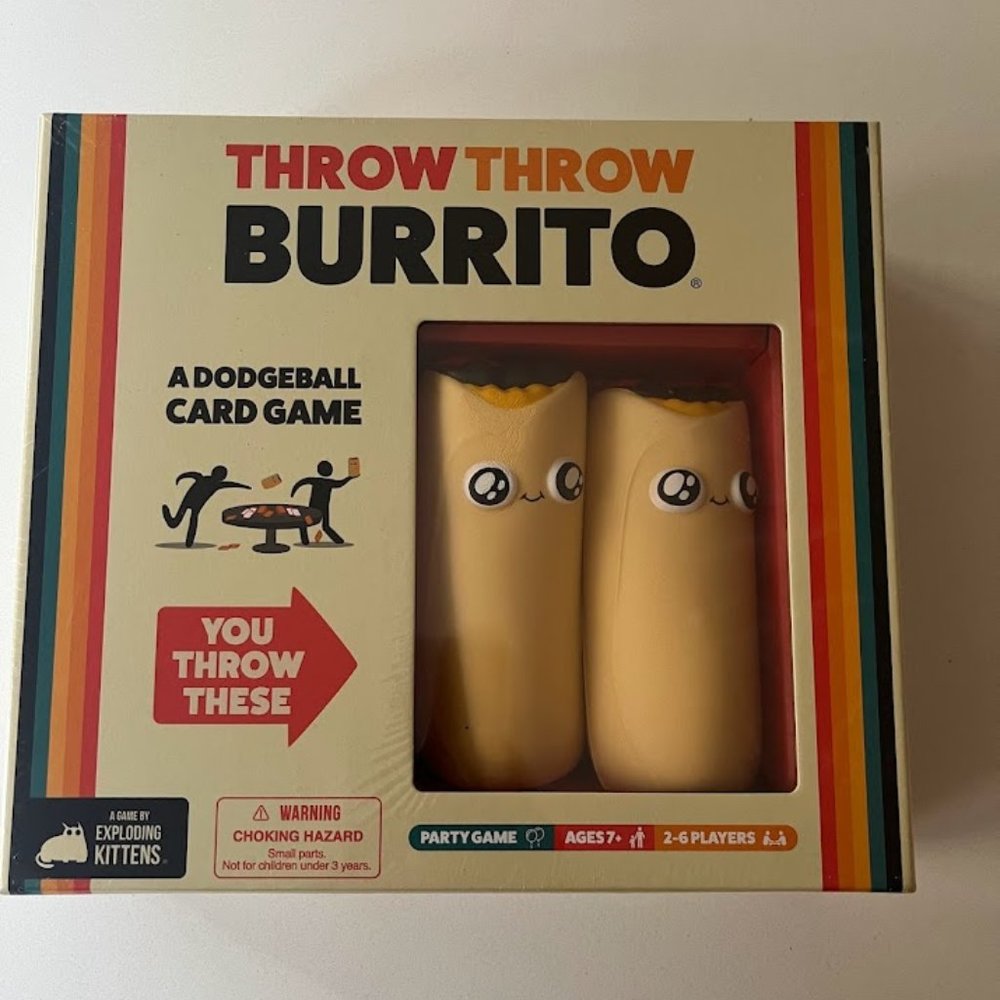 Throw Throw Burrito - a dodgeball card game NEW in Box
